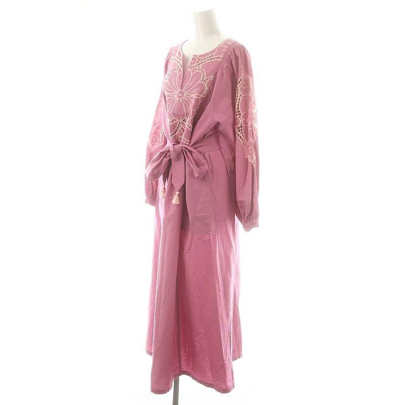 サラマリカ Sara mallika 24SS Peony Flower Cutwork Dress ワンピース