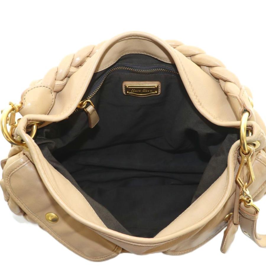 miu ミュウミュウ miumiu マテラッセ レザー 2way クロスボディ 