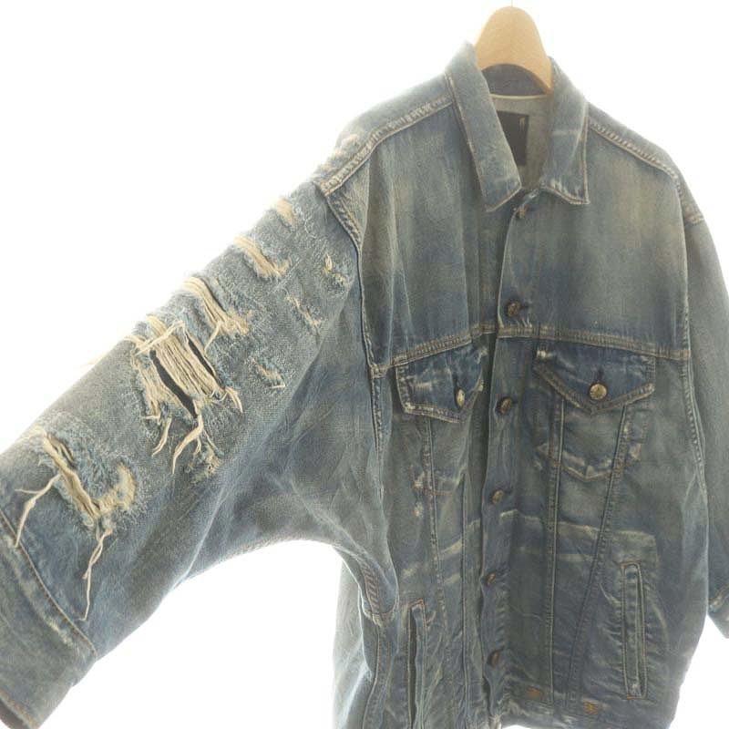 R13 アールサーティーンダメージデニムジャケット S アールサーティーン R13 LAppartement取り扱い オーバー