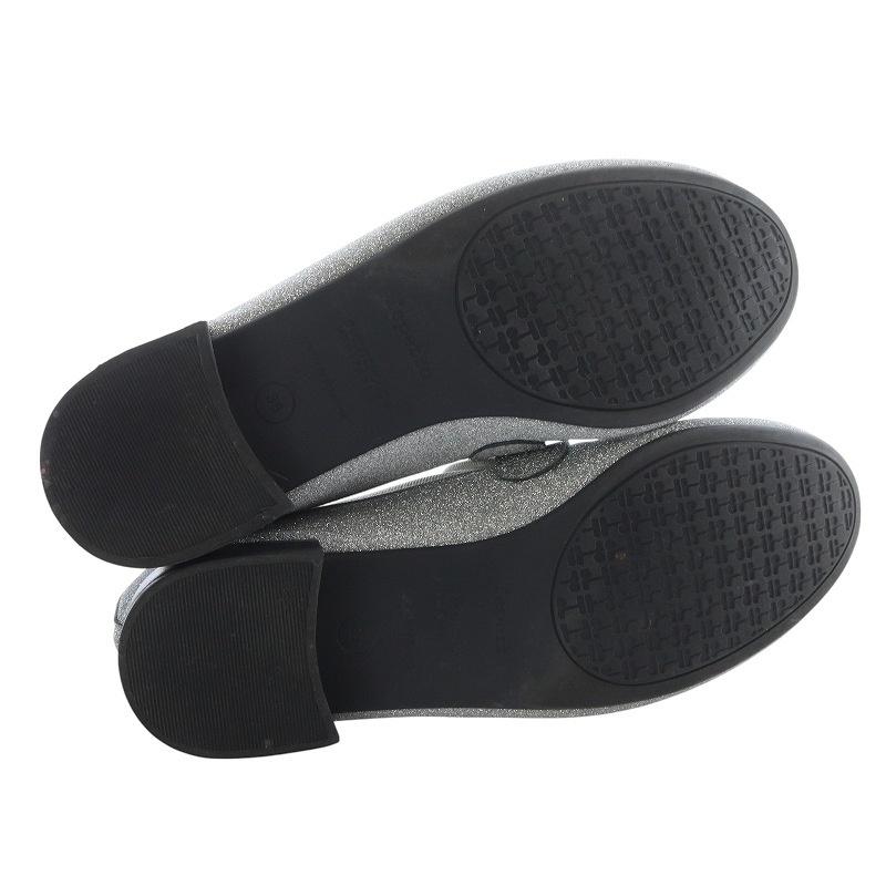 【中古】未使用品 レペット Repetto オペラシューズ パンプス ローヒール グリッター 36 シルバー色 V1792STAR 未使用品 レペット Repetto オペラシューズ パンプス ローヒール