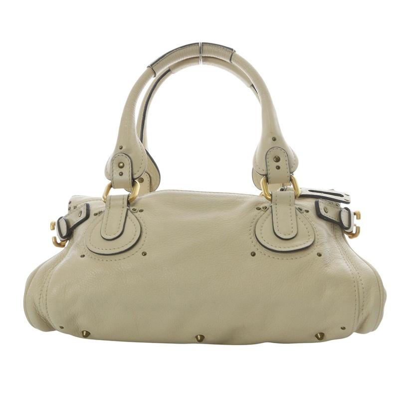 Chloe クロエ パディントン アイボリー南京錠・鍵・保存袋 付属