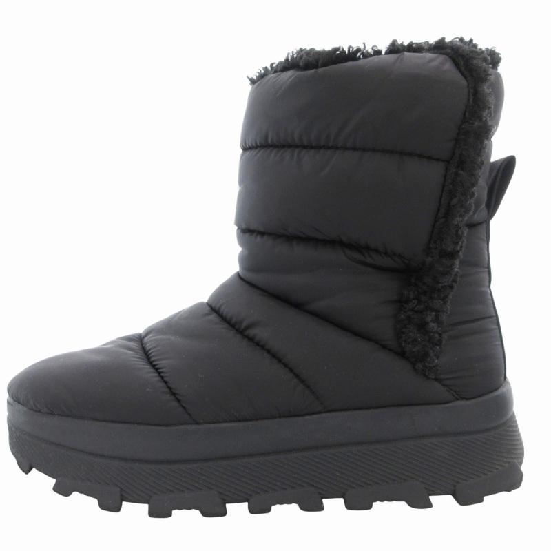 ZARA キルティング VIBRAM® ブーツ ZARA（ザラ） フラットキルティング アンクルブーツ スノーブーツ