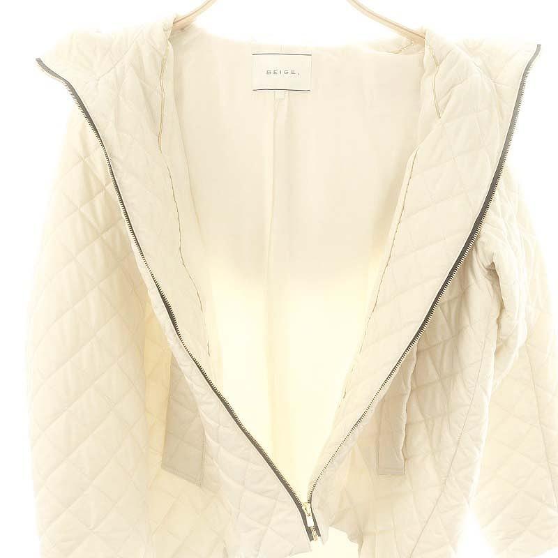 ベイジ BEIGE LEVENS キルティングブルゾン ジャケット ジップアップ