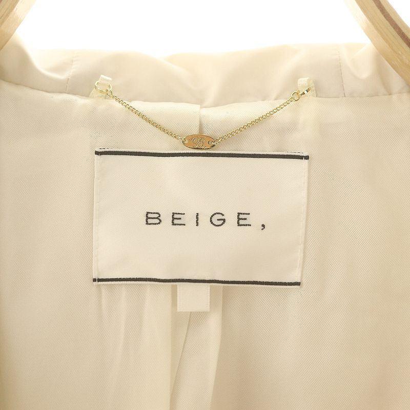 ベイジ LEVENS キルティングブルゾン ジャケット ジップアップ 中綿 32 ベイジ BEIGE LEVENS キルティングブルゾン ジャケット ジップアップ