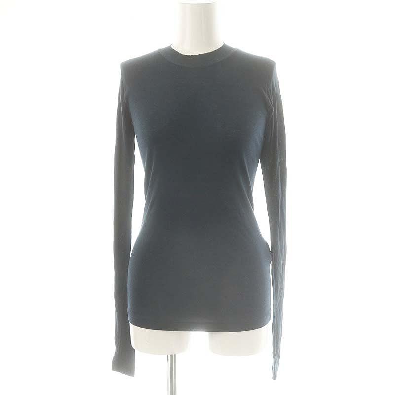 オーラリー AURALEE HIGH GAUGE SHEER リブロングスリーブTシャツ