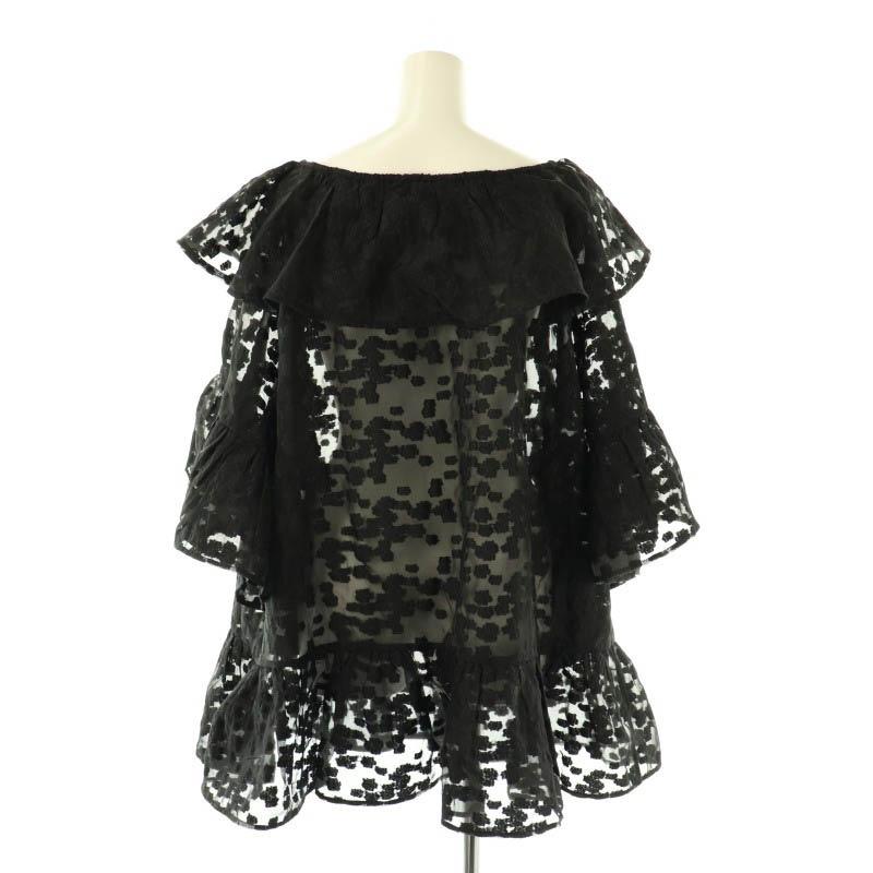 Honey mi Honey - ハニーミーハニー flower organdie frill tunic ハニーミーハニー HONEY MI 25SS flower organdie frill tunic
