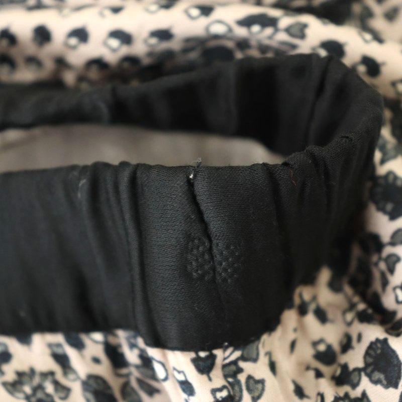 ヌキテパ NE QUITTEZ PAS! モダールサテンエスニックプリントパンツ