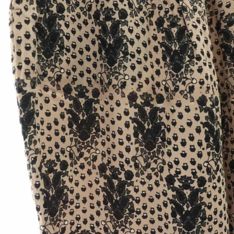 ヌキテパ NE QUITTEZ PAS! モダールサテンエスニックプリントパンツ