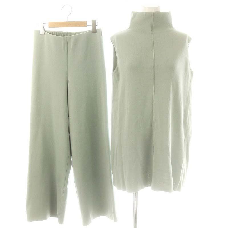 ミラオーウェングリーンノースリーブ ジャンプスーツ