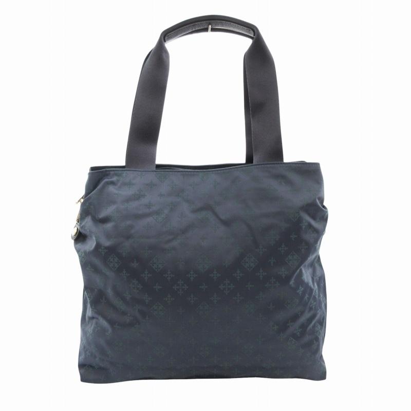 美品 ラシット russet 総柄ボディーバッグ レディース ネイビー