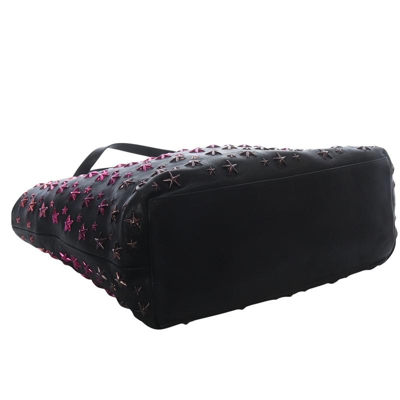 ジミーチュウ JIMMY CHOO SOFIA/M スタースタッズ レザートートバッグ