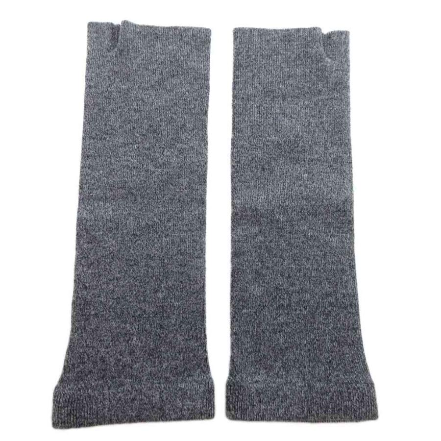 ハイク HYKE アームウォーマー 手袋 ニット サムホール グレー /JS