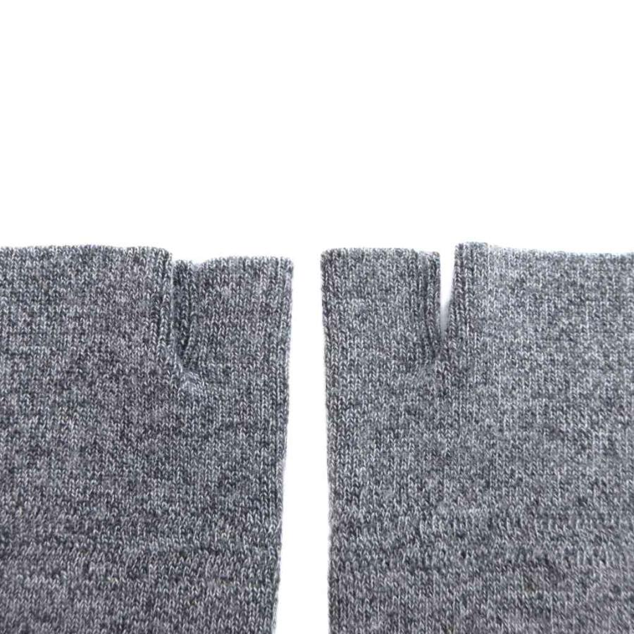 ハイク HYKE アームウォーマー 手袋 ニット サムホール グレー /JS