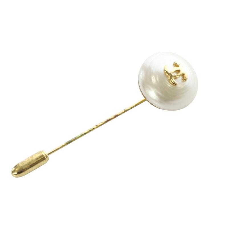 CHANEL シャネル vintage ココマーク フェイクパール ピン