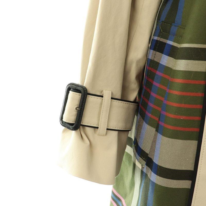 未使用品 ダイアグラム グレースコンチネンタル チェックトレンチ  