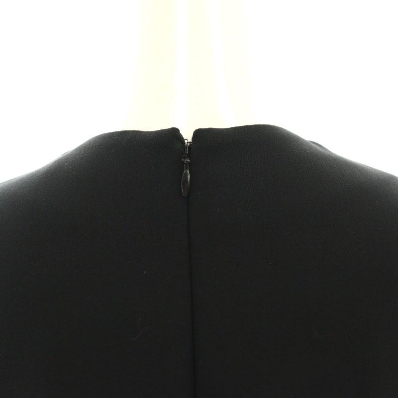 ヨーコチャン YOKO CHAN フェイクパールドレス ワンピース 七分袖 36