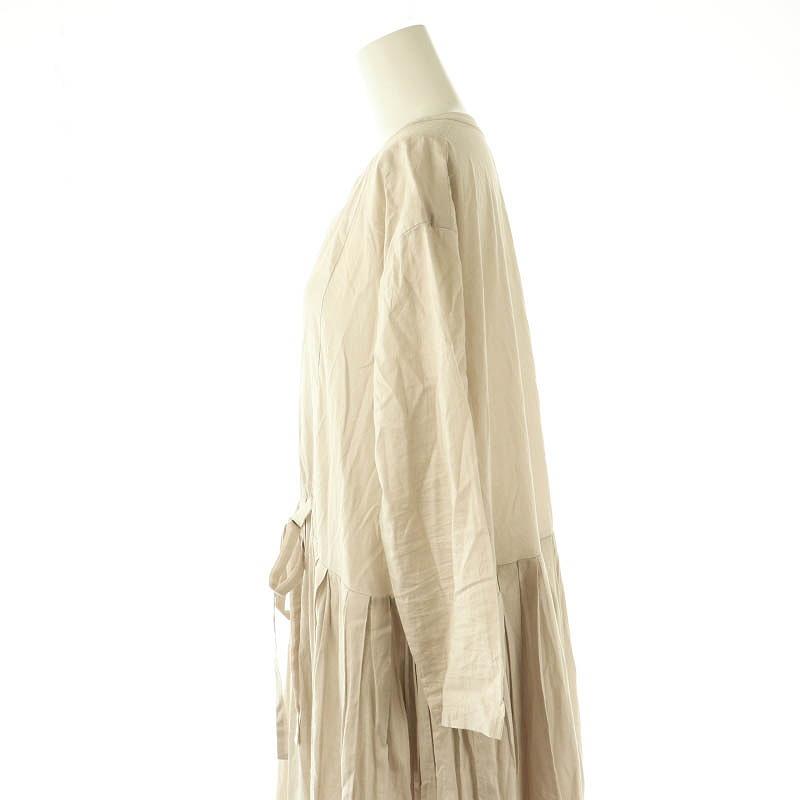 【美品】カレンソロジー　タックスカート ロングスリーブ ワンピース カレンソロジー Curensology タックスカートロングスリーブワンピース