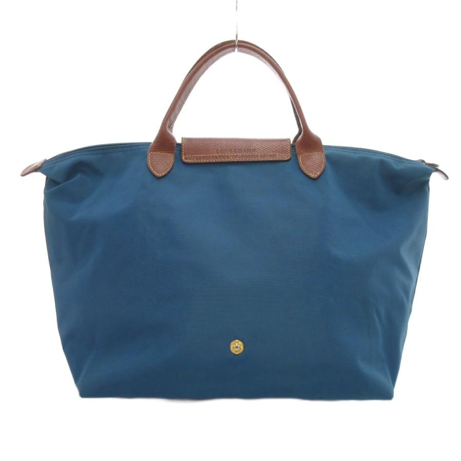 LONGCHAMP（ロンシャン） ル プリアージュ トートバッグ ロゴ L 青