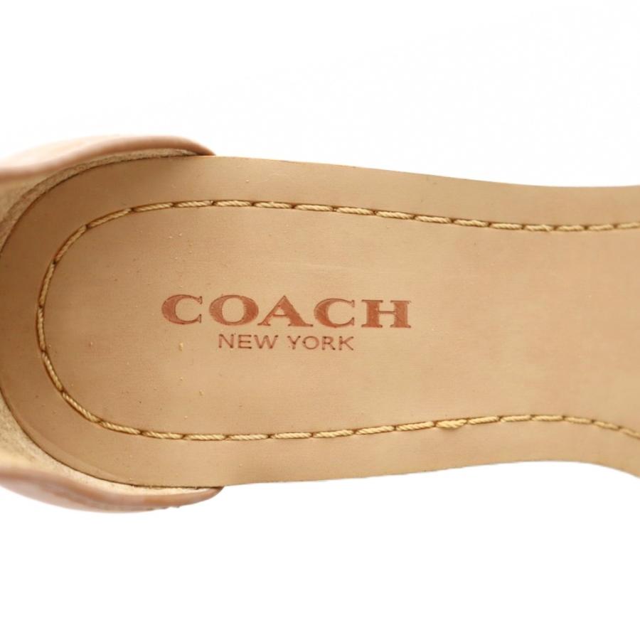 COACH（コーチ） サンダル ウェッジソール ストラップ 5.5 22.5cm