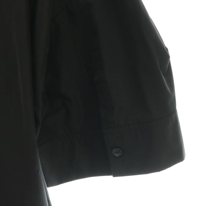 エンフォルド ENFOLD ギャザー トップス ブラウス 38 ブラック【美品】 エンフォルド ENFOLD ギャザー トップス ブラウス 38 ブラック