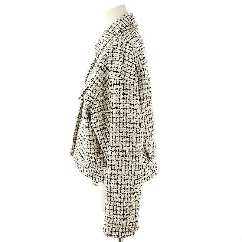 グレースコンチネンタル GRACE CONTINENTAL 25SSチェックツイード