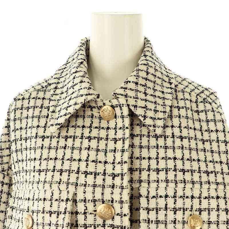 グレースコンチネンタル GRACE CONTINENTAL 25SSチェックツイード