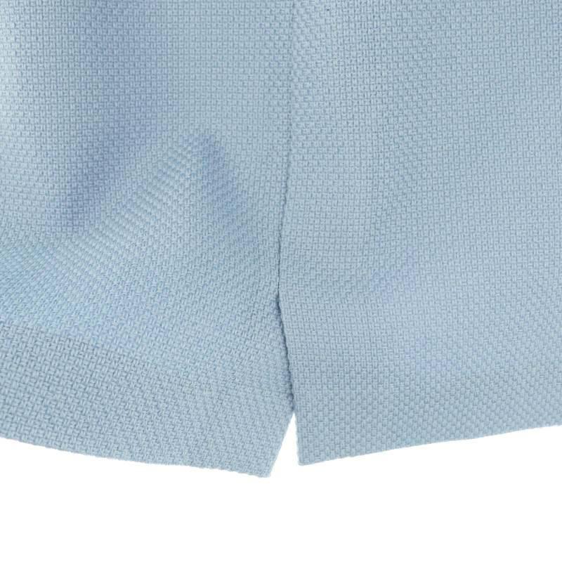 アナイ ANAYI 24AW ウールプリペラストレート スカート 40 水色 /MI  