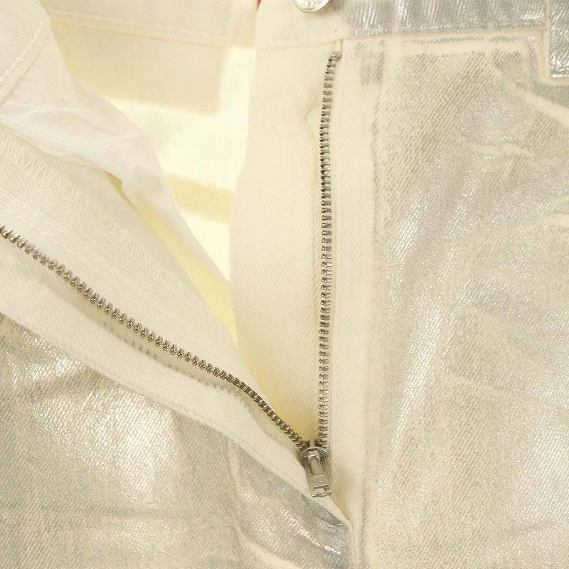 マックス&コー MAX&CO. 25SS ピュア コットン ラミネート ミディ  