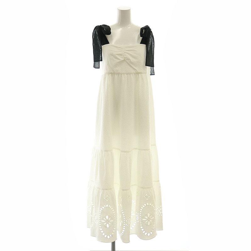 ⭕️新品タグ付き　SNIDELスナイデル　胸元ピンタック2wayミディワンピース 未使用タグ付き】SNIDEL スナイデル ワンピース カップ付き