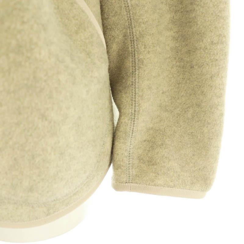 ダントン DANTON フリースノーカラージャケット スナップボタン 34