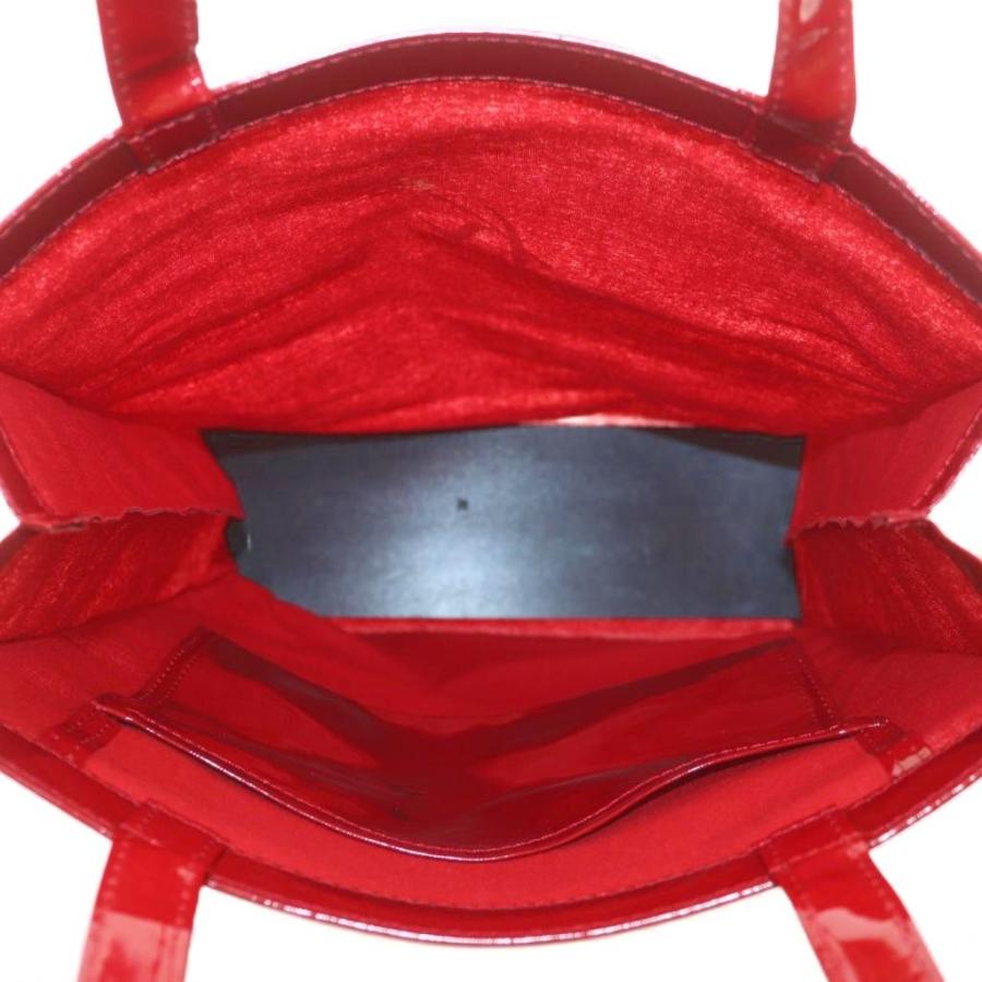 GINZA Kanematsu（銀座かねまつ） トートバッグ エナメル 赤 /MI □OS