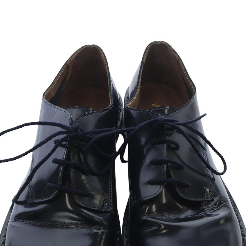 ダニエラグレジス DANIELA GREGIS レースアップ レザー シューズ 38 紺