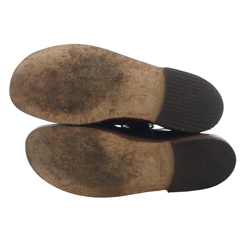 ダニエラグレジス DANIELA GREGIS レースアップ レザー シューズ 38 紺