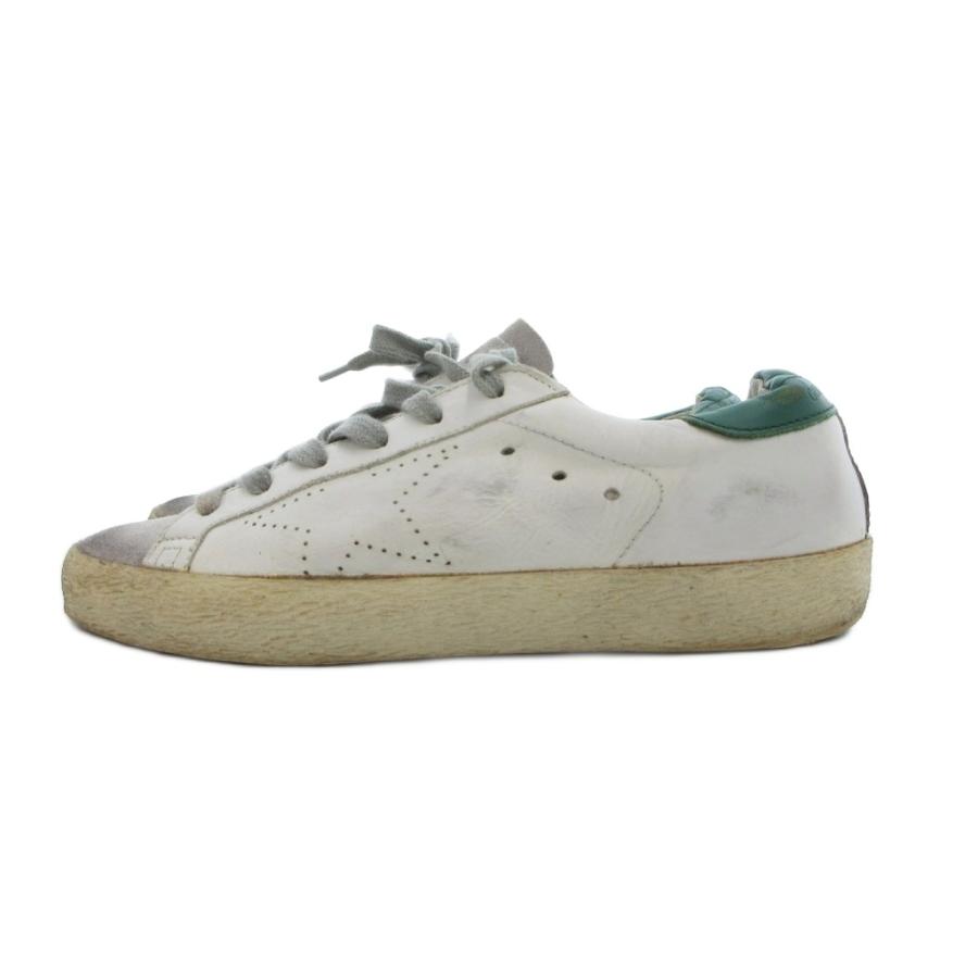 【未使用品】GOLDEN  SUPER STAR 38 スニーカー 白 ゴールデングース スニーカー 白 38 中古】ゴールデングース GOLDEN