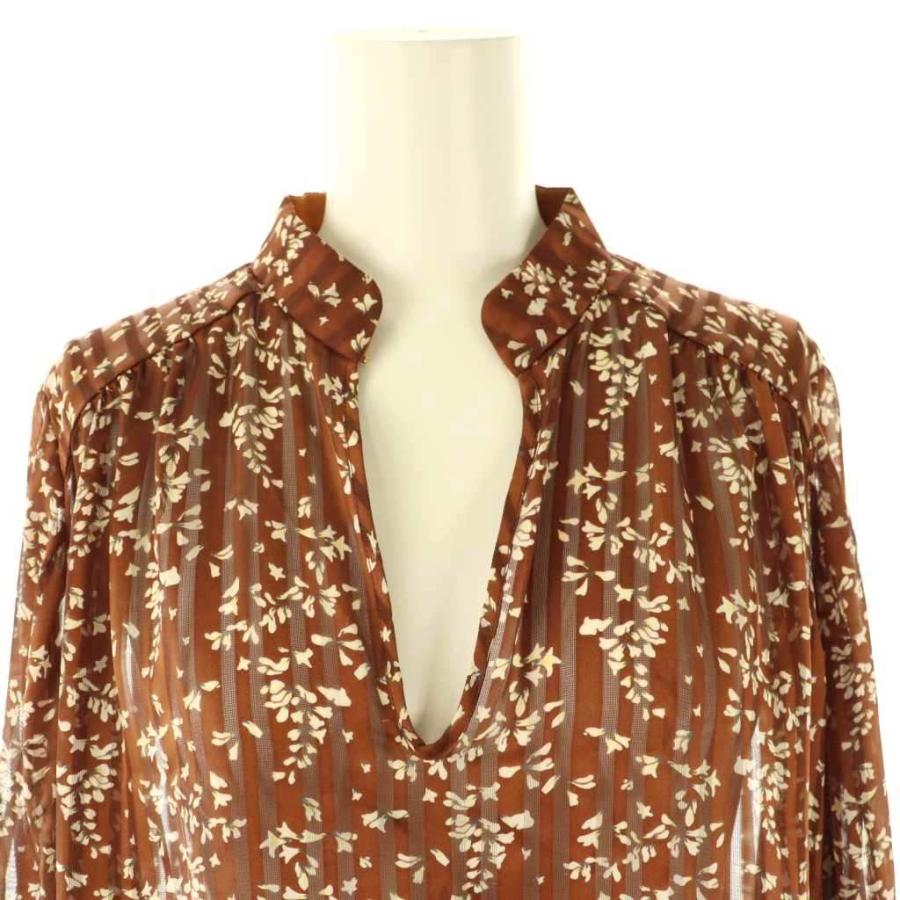 マメクロゴウチ Mame Kurogouchi Pedicel Print Blouse ブラウス プル