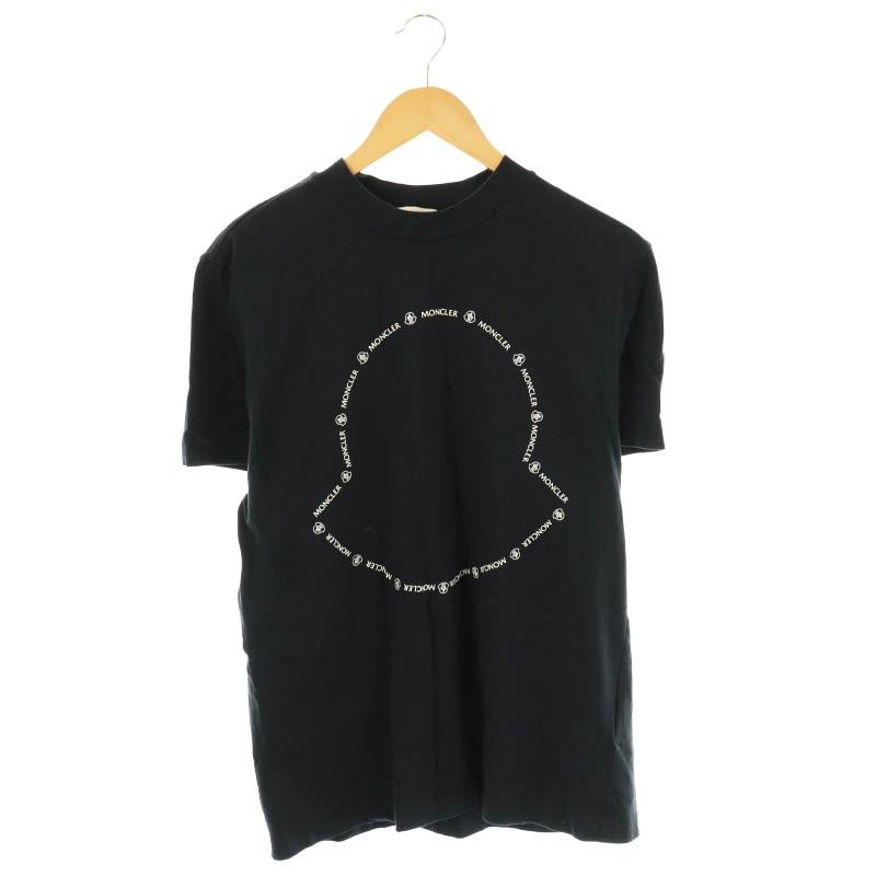 MONCLER ブラック Tシャツ XS モンクレールメンズ