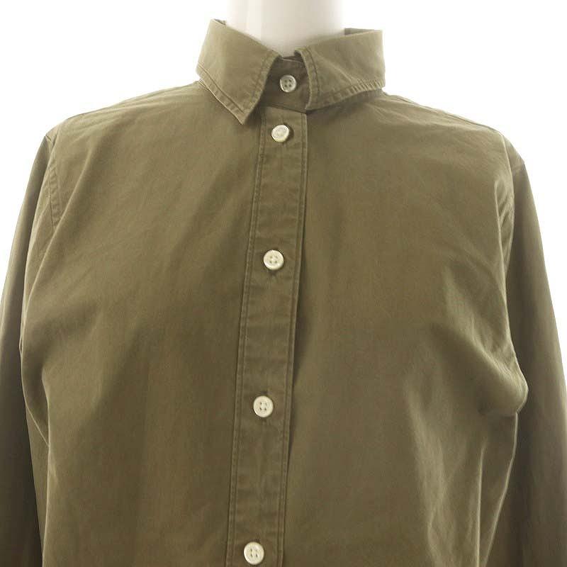 【極美品】マディソンブルー　マダムシャツ 長袖　カーキ(00) 極美品】マディソンブルー マダムシャツ 長袖 カーキ(00) 極美品