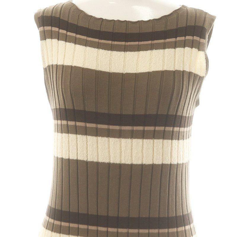 ハーリップトゥ Her lip to 23SS Cotton Striped Ribbed Knit Dress