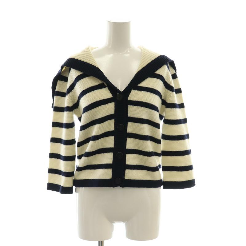 クリスチャン・ディオール　マリン　ボーダーニット　カシミア クリスチャン・ディオールマリンボーダーニットカシミア