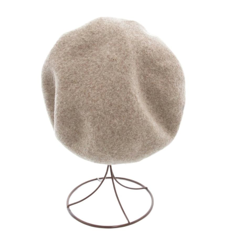 ヴィヴィアンウエストウッド　ウール ベージュ　ベレー帽　オーブ ヴィヴィアンウエストウッドVivienne Westwood オーブワンポイント刺繍