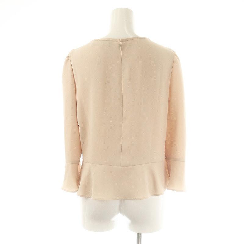エムズグレイシー M'S GRACY 24SS 袖パール ティアードブラウス 38