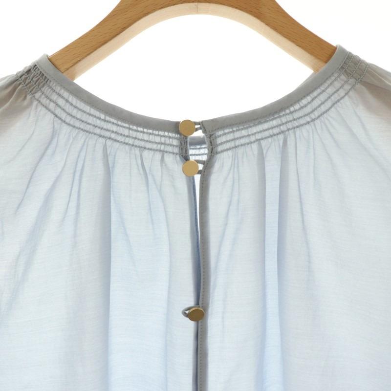 未使用品 ノーリーズ Nolley's 24SS 2WAYソフトオーガンジー5分袖