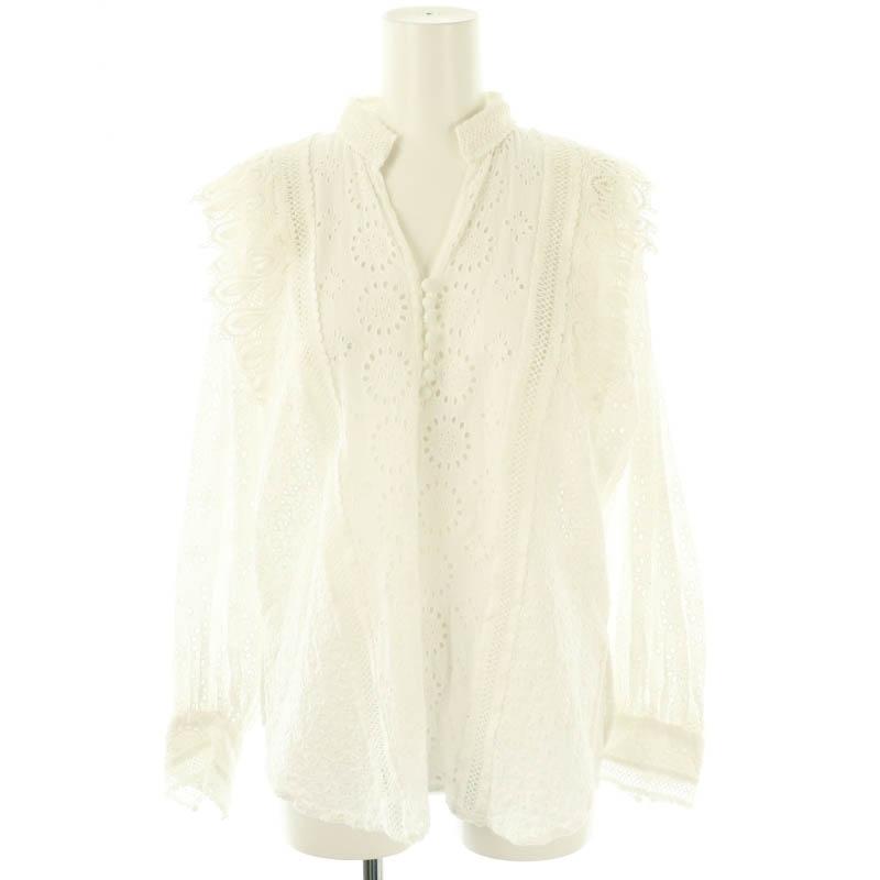 ヌキテパ NE QUITTEZ PAS! 23SS Cotton Hemla Mix Lace Blouse