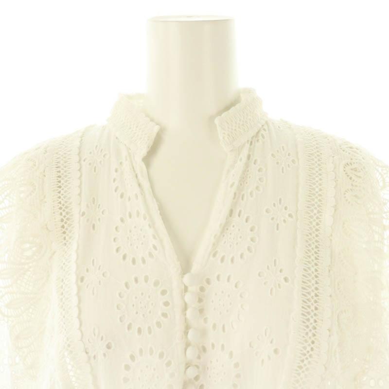 ヌキテパ NE QUITTEZ PAS! 23SS Cotton Hemla Mix Lace Blouse  