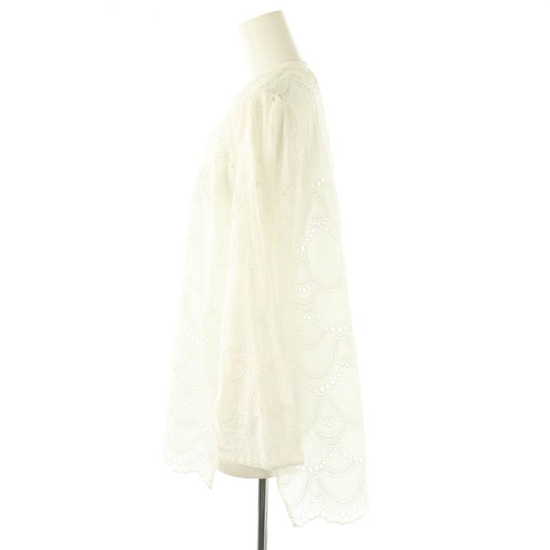 ヌキテパ NE QUITTEZ PAS! 23SS Cotton Voile Dot Hemla Blouse