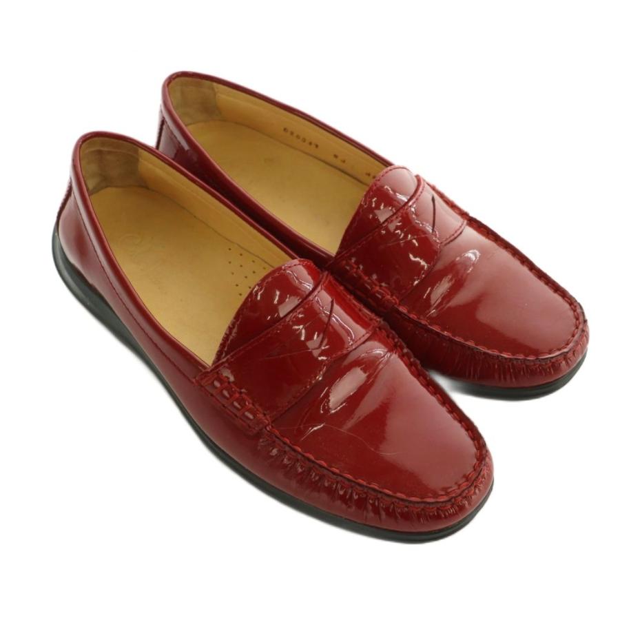 コールハーン COLE HAAN ローファー エナメル 赤 レッド /SS □OS