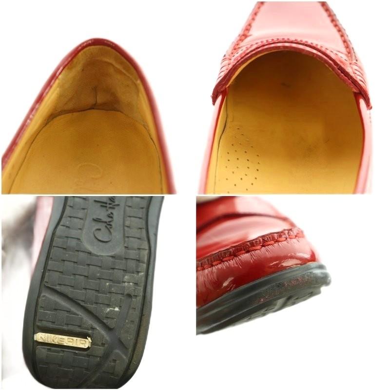 コールハーン COLE HAAN ローファー エナメル 赤 レッド /SS □OS