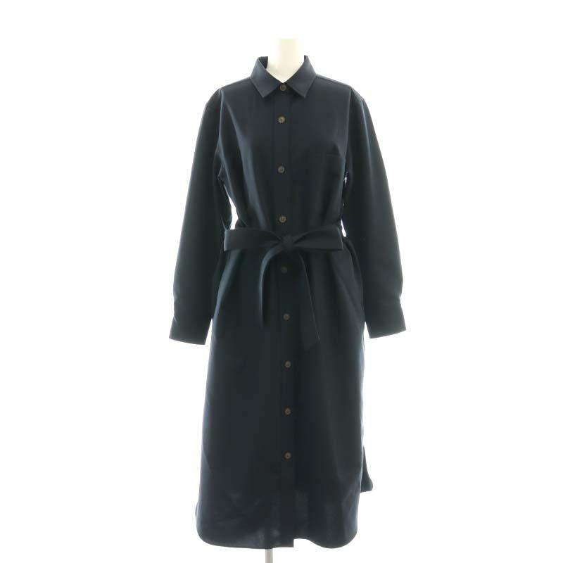 SOEJU ソージュ ソフトオックスシャツワンピース M ネイビー 長袖 ソフトオックスシャツワンピース - SOÉJU online store｜上質な