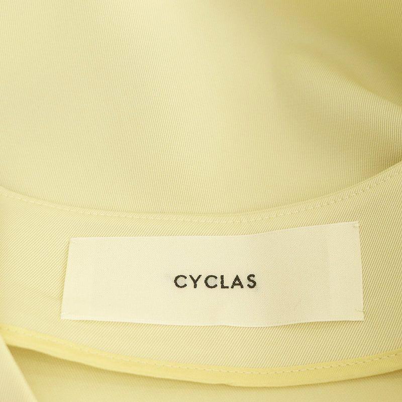 シクラス CYCLAS ノースリーブブラウス Vネック 36 黄 イエロー /AT 