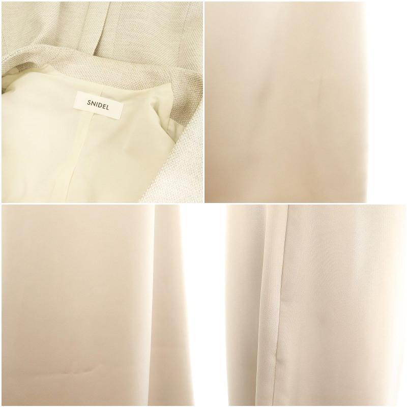 SNIDEL（スナイデル） SNIDEL 24SS ウエストシェイプジレ&サテンワンピ